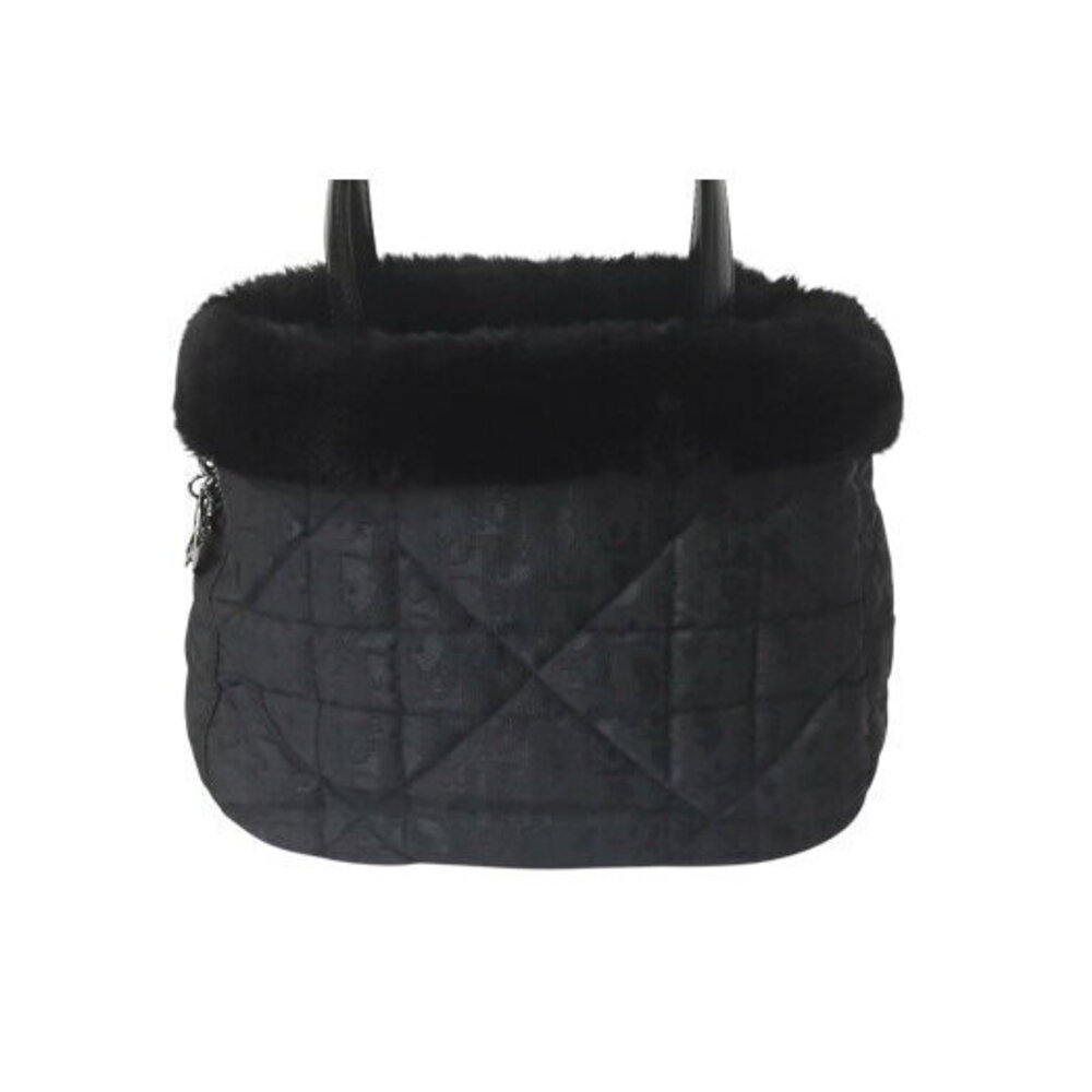 Christian Dior handbag Trotter mink black nylon - Picture 3 of 8